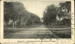 Main Street looking South Postcard