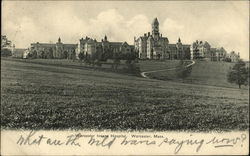 Worcester Insane Hospital Postcard