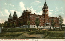 Holy Cross College and Grounds Postcard