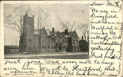 High School Westfield, MA Postcard Postcard