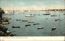 Marblehead Harbor Postcard