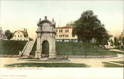 Canopy over Plymouth Rock Postcard