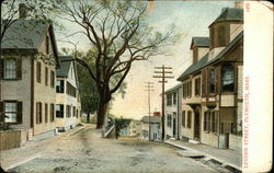 Leyden Street Plymouth, MA Postcard Postcard