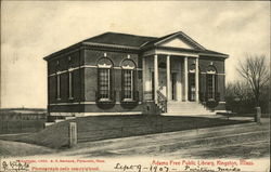 Adams Free Public Library Kingston, MA Postcard Postcard