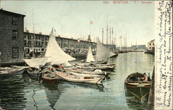 T Wharf Postcard