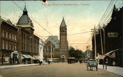 College Street at Spadina Avenue Postcard