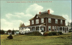 Cedar Croft - Summer Residence of Rev. A. T. Bowser St. Andrews, NB Canada New Brunswick Postcard Postcard