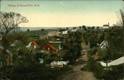 View of Village Postcard