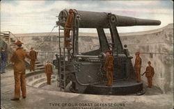 Type of Our Coast Defense Guns Army Postcard Postcard