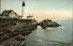 Portland Head Light Postcard
