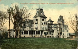 Canonchet - Residence of Ex-Governor W. Sprague Narragansett Pier, RI Postcard Postcard