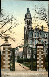 Entrance to University of Pennsylvania Postcard