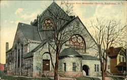 Monroe Avenue Methodist Church Rochester, NY Postcard 