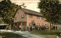 Hicksite Meeting House Plainfield, NJ Postcard Postcard