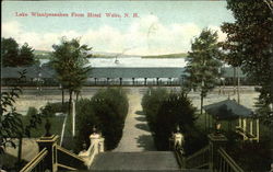 Lake Winnipesaukee from Hotel Postcard