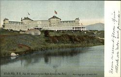 The Mount Washington from Across the Pond Bretton Woods, NH Postcard Postcard