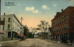South Main Street Laconia, NH Postcard Postcard