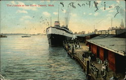 The Juniata at her Dock Postcard
