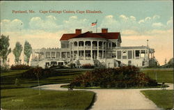 Cape Cottage Casino at Cape Elizabeth Postcard