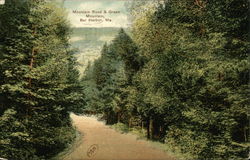 Mountain Road & Green Mountain Bar Harbor, ME Postcard Postcard