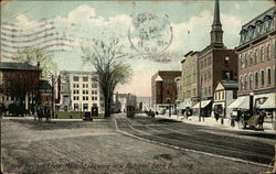 Main St. showing new National Bank Building Main St. showing new National Bank Building