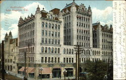 Street View of Auditorium Postcard
