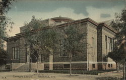 Carnegie Library Phoenix, AZ Postcard Postcard
