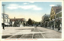 Stoneham Square, Looking South Postcard