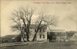 "Fruitlands," The Home of the Alcotts Postcard