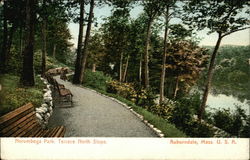 Norumbega Park, Terrace North Slope Postcard