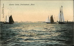 Harbor Scene Postcard