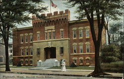 Standish Guards Armory Postcard