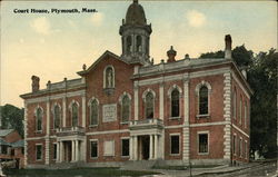Court House Plymouth, MA Postcard Postcard