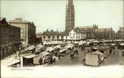 Market Place Postcard