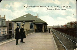 Jamaica Plain Station Massachusetts Postcard Postcard