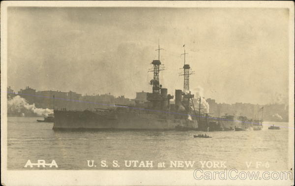 USS Utah at New York Battleships