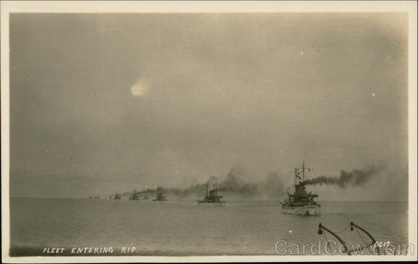 Fleet Entering Rio Navy