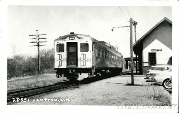 Train at Station Hampton New Hampshire