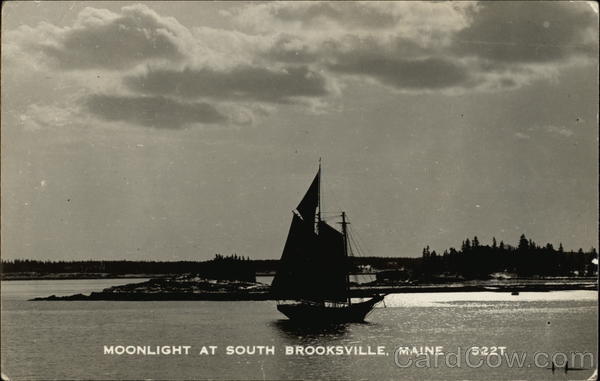 Moonlight at South Brooksville, Maine