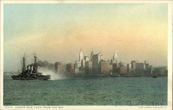 Lower New York From the Bay