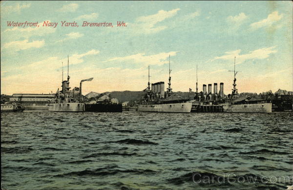 Waterfront, Navy Yards Bremerton Washington