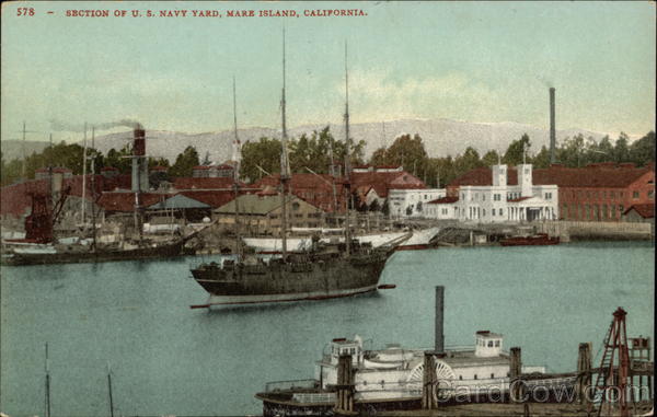 Section of U.S. Navy Yard, Mare Island, California Vallejo