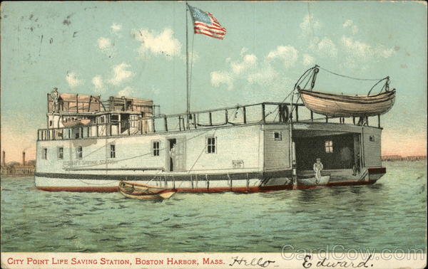 City Point Life Saving Station, Boston Harbor Massachusetts
