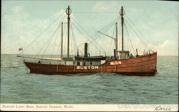 Boston Light Ship, Boston Harbor Massachusetts