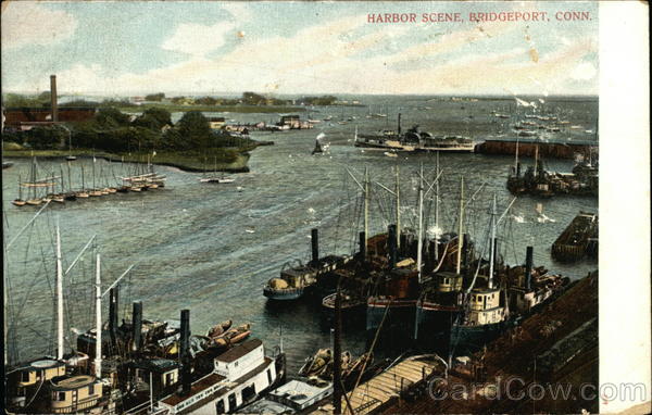 Harbor Scene Bridgeport Connecticut