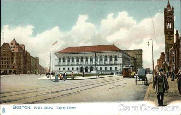 Public Library, Copley Square Boston Massachusetts