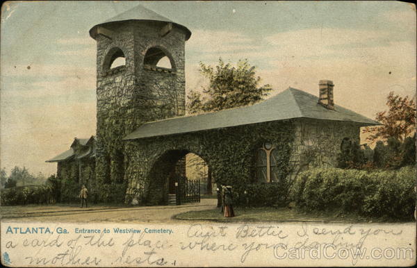 Entrance to Westview Cemetery Atlanta Georgia
