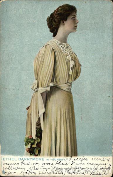Ethel Barrymore in Sunday Actresses