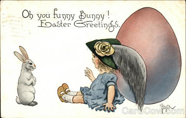 Oh You Funny Bunny! Easter Greetings! With Bunnies