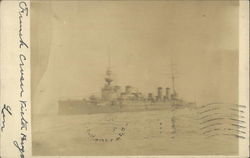 French Cruiser "Victor Hugo" Postcard